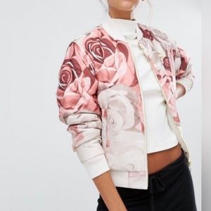 PUMA X CAREAUX REVERSIBLE BOMBER BIRCH FLOWER SIZE LARGE